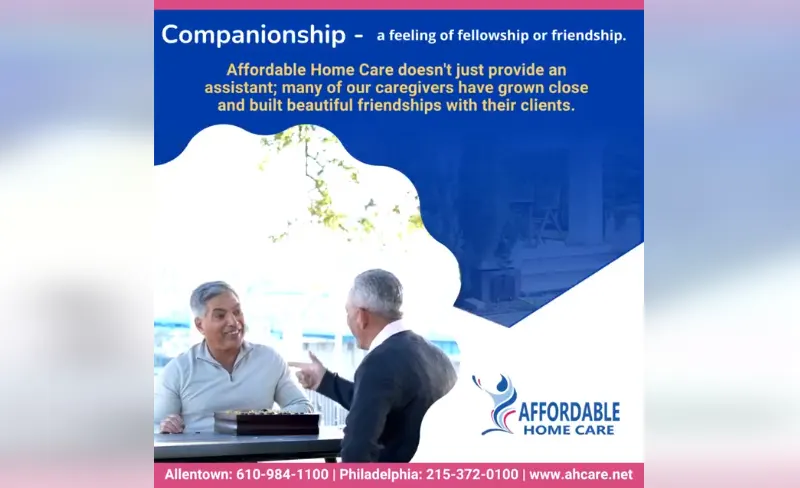 Affordable Home Care Companionship Thumbnail