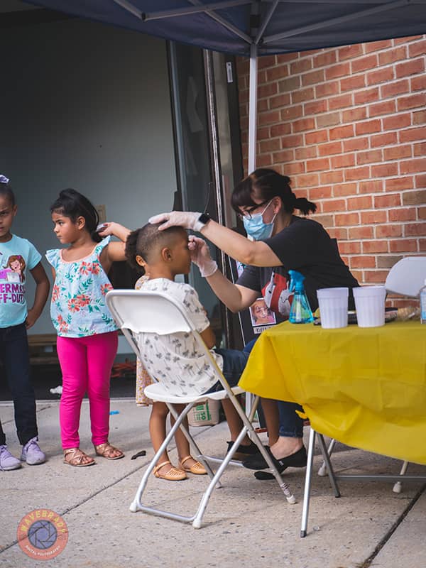 Face painting tent